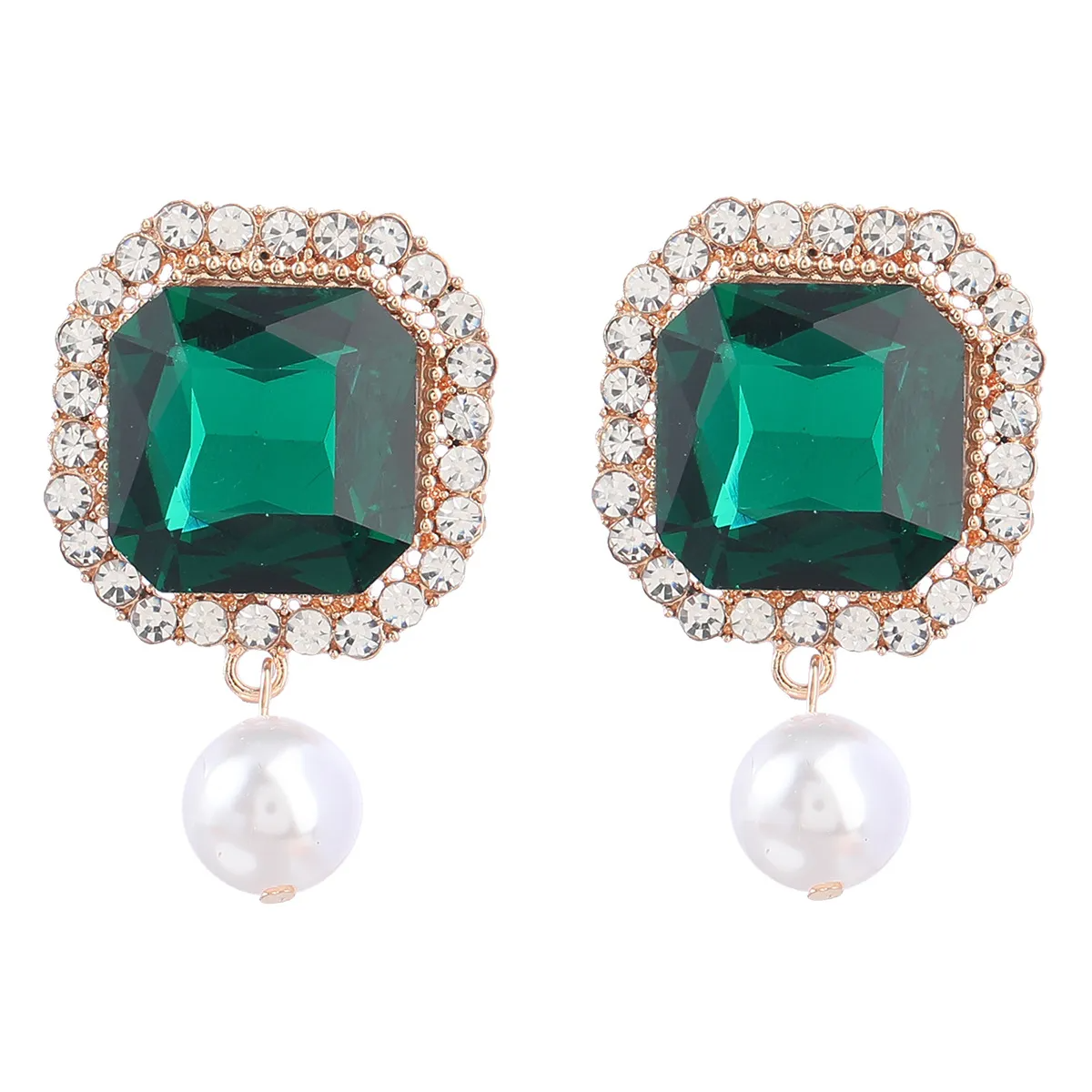 Precious Green Earrings
