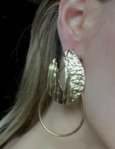 Gold Statement Earrings